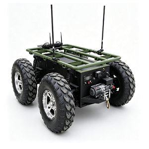農業用ホイールシャーシ4WDプラットフォーム