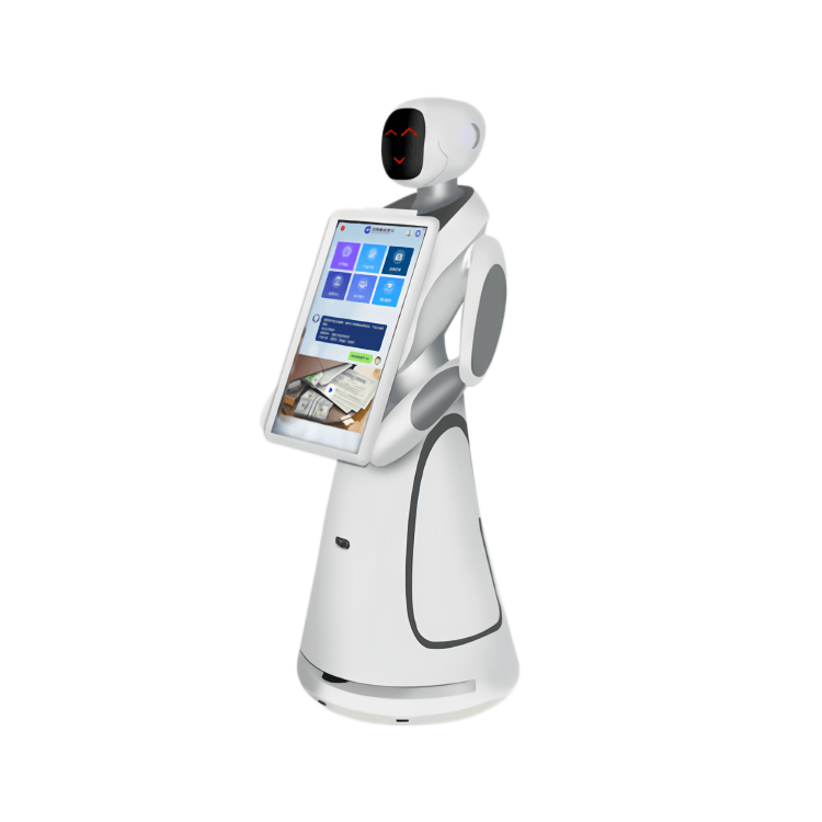 対話型自律挨拶ロボット