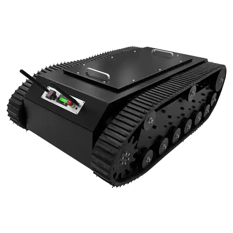 高荷重ゴム履帯レスキューロボットシャーシ