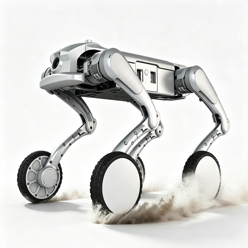 車輪付き四足歩行ロボット 全地形点検ロボット犬